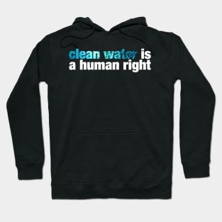 clean water is a human right Hoodie